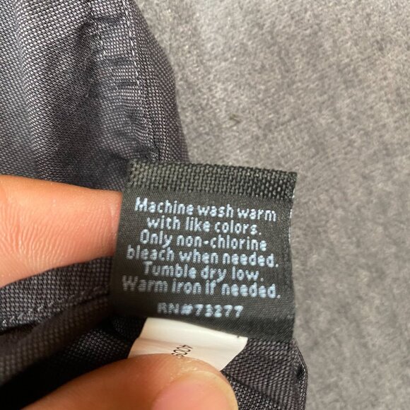 Marc Anthony Slim Fit Long Sleeve Button-Up Shirt Cotton Charcoal Gray Mens L - Picture 5 of 11